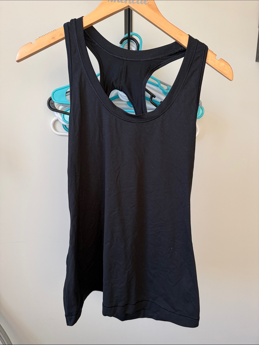 Athleta Black Racerback Tank - Women's Athletic Layer
